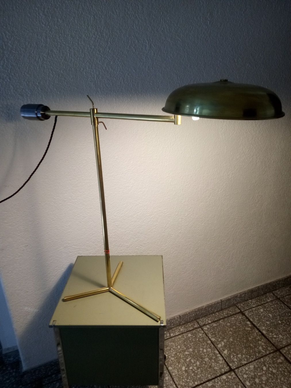 Lampade: Vintage Messing Lampe 50 - 60er Jahre – Usato da Zürich venduto da edi_c2m6 3