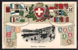 Passepartout-Lithographie Montreux, Deba