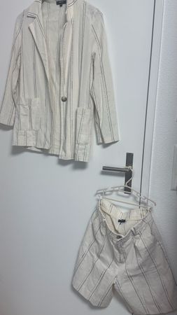 Ensemble Blazer & Short Lawrence Grey - Rayures - T 36 50