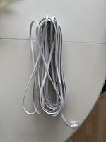 Flat Network Cable Ethernet Cat 8 White 20m 