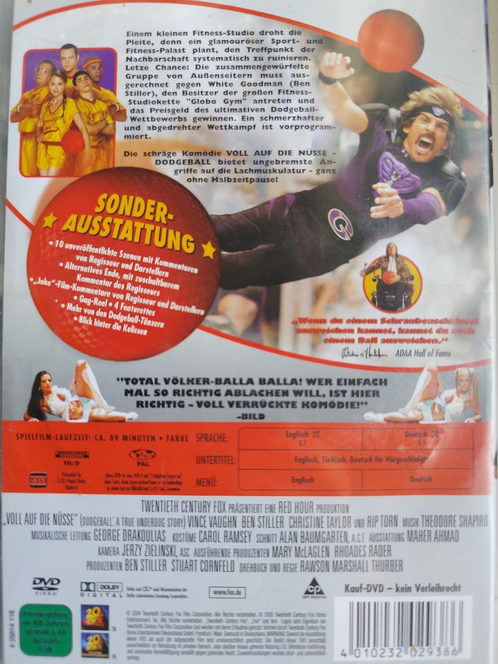Tutti i DVDs: Vollare Nüsse -DodgeBall- – Usato da Basel venduto da Alacant 1