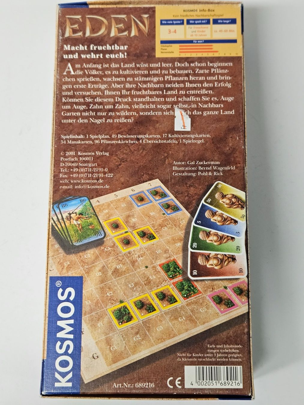 Giochi: Eden /  Brettspiel Kosmos / #WT18 – Usato da Oberdorf BL venduto da BaldenEagle 2