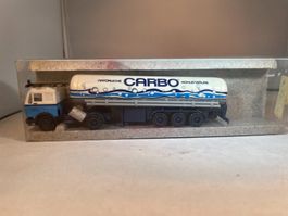 Mercedes Carbo Tanksattelzug 80er Herpa/Albedo OVP H0 1/87