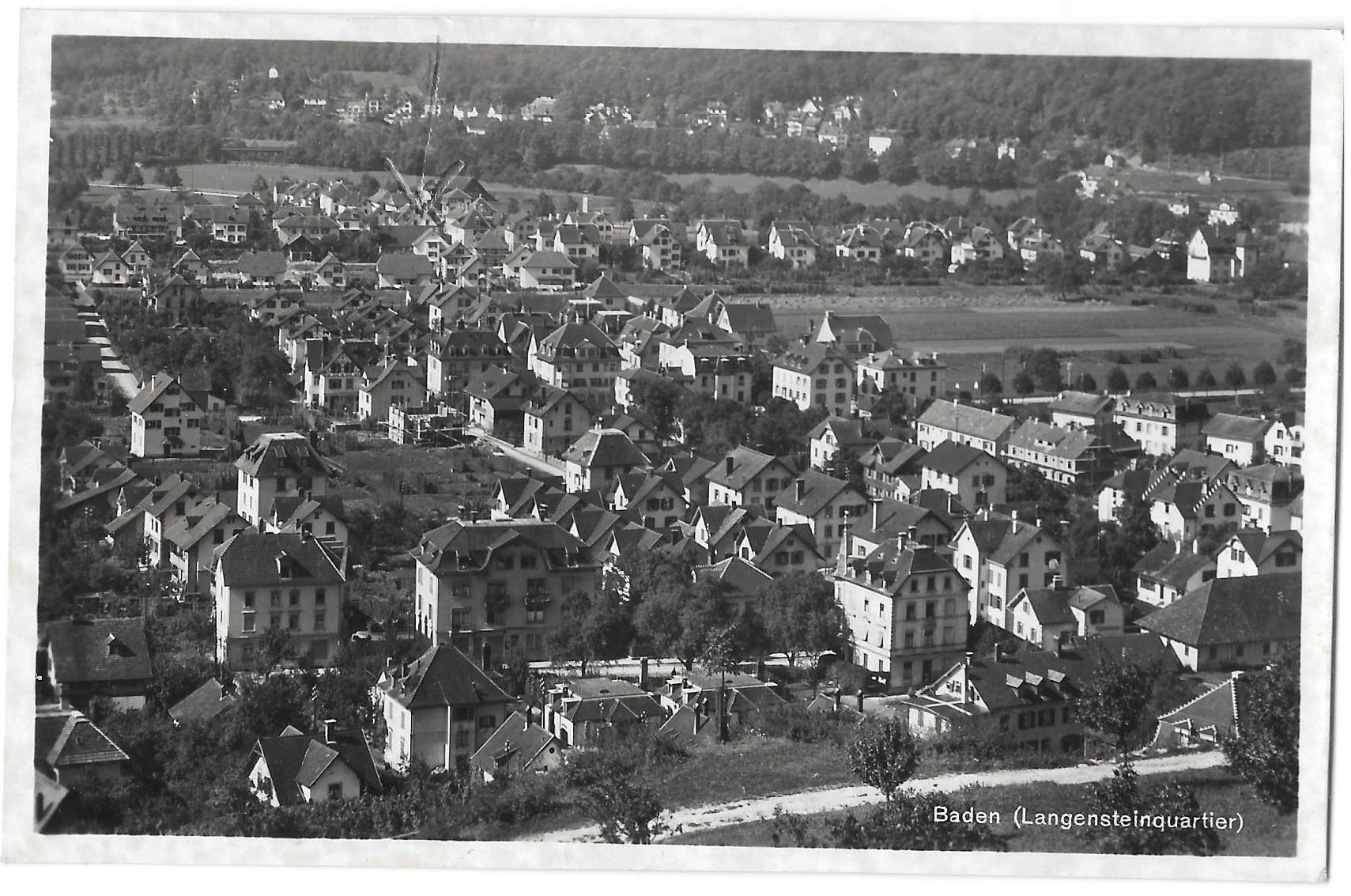 Cartes postales: Baden Langensteinquartier – D'occasion à Olten par clotaldi