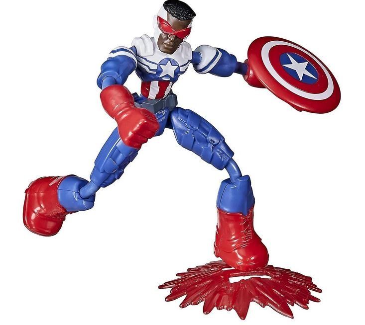 Hasbro- Figura Avengers Bend and Flex misiones 15 cm con Accesorio 4 Mod. sdos, Multicolor (F40085L0