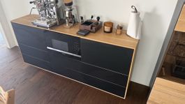 Sideboard with built in microwave custom made