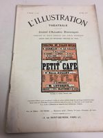 ILLUSTRATION THEATRALE Paris 18 MAY 1912 Michelin commercial