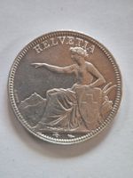 5 Franken 1850 - sitzende Helvetia - hoher Kat.!