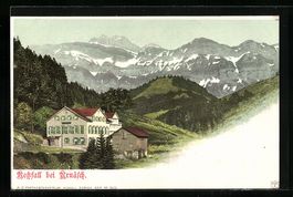 Urnäsch, Gasthaus Rossstall mit Alpenpa