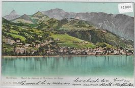 Montreux - Dent de Jaman et Rochers de Naye - Litho