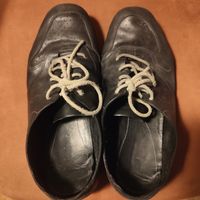 Schwarze Lederschuhe Gr. 40 von Clarks