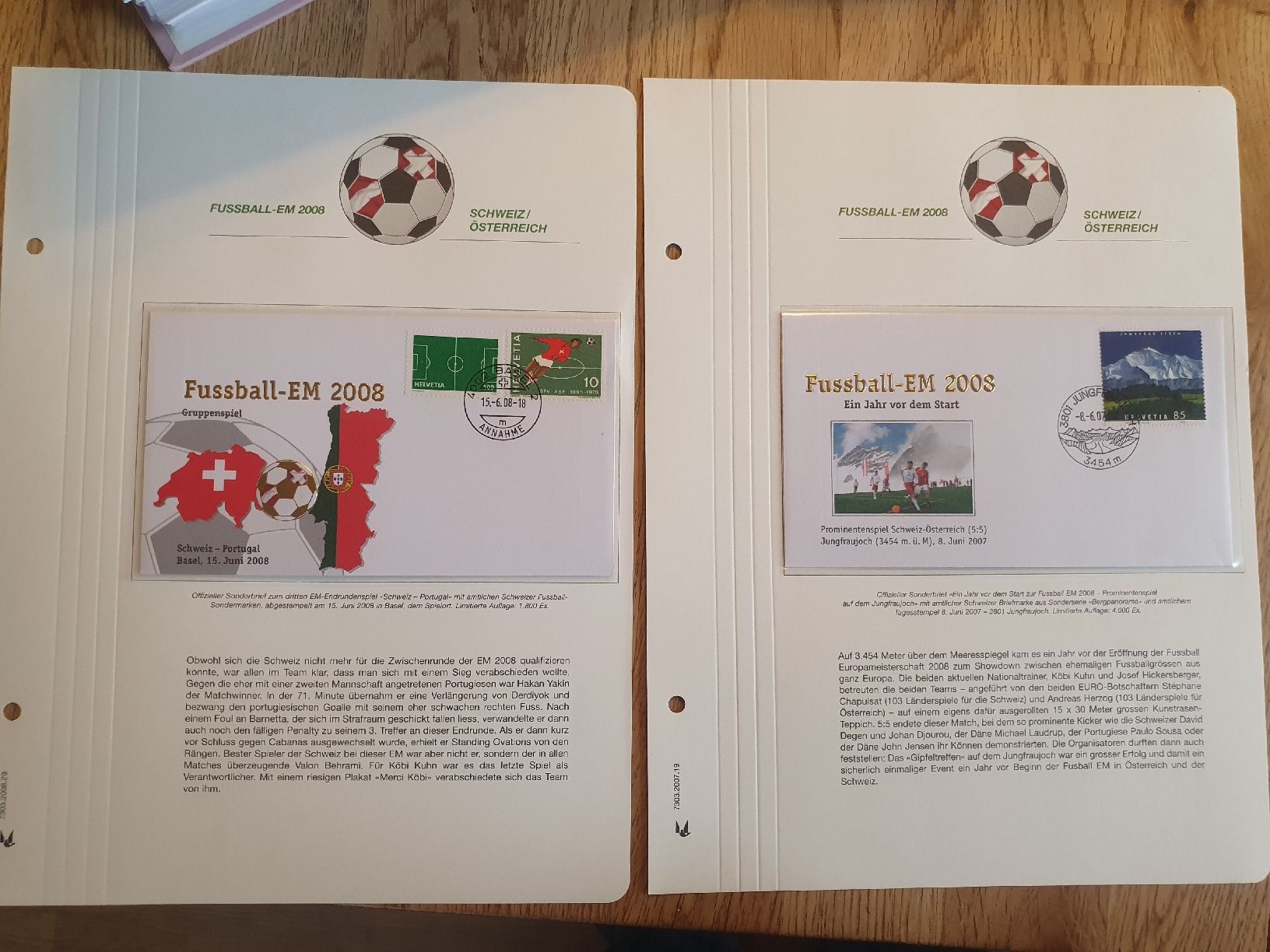 Tutti i francobolli: Sonderbriefe  Fußball EM 2008 – Usato da Flawil venduto da Naphtali