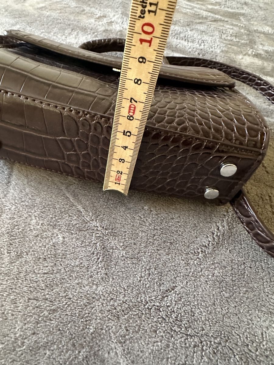 Borse da donna: Chocolate Croc Mini Bag - Perfect autumn accessory! – Nuovo (secondo la descrizione) da Genève venduto da bea_72cz 5