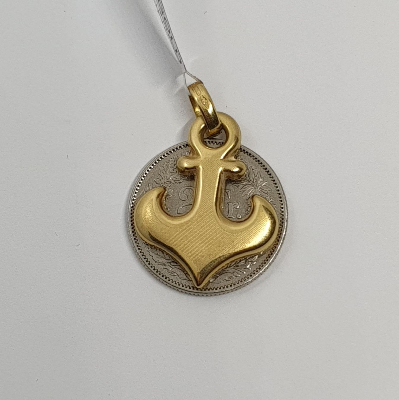 Ciondoli: Echt 18K Gold - Anker Anhänger – Usato da Luzern venduto da Goldhaus-Luzern 5