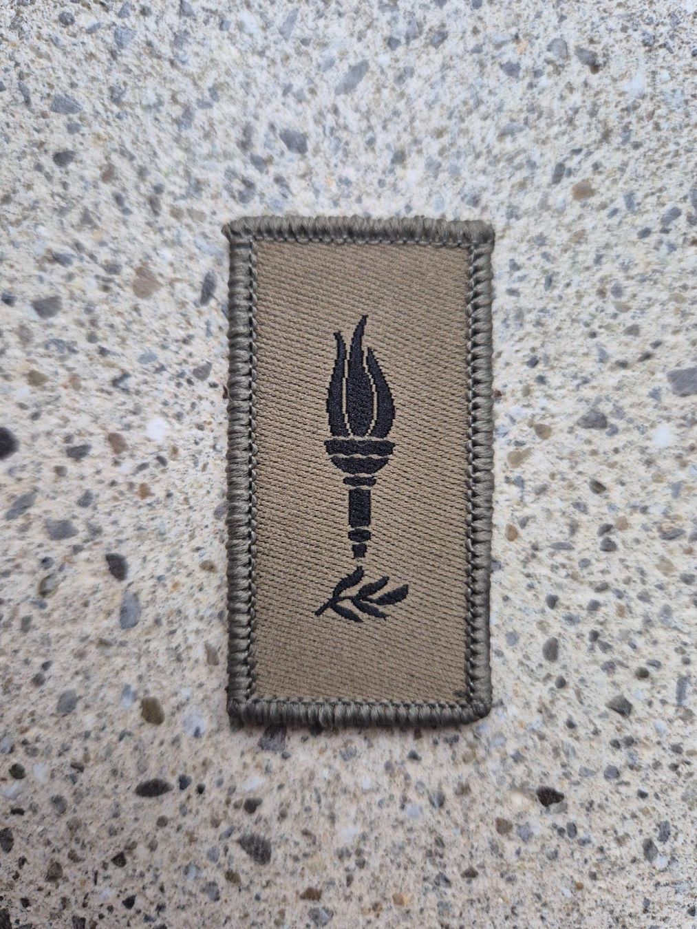 Schweizer Armee Placchette & Badge: Dienstzweigabzeichen Sport mit klett – Nuovo e nell'imballaggio originale da Riedholz venduto da fr_sIruP
