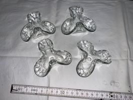 4 Glas Kerzenständer