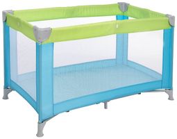 My Baby Lou Reisebett  blau/grün (120 × 60 × 74 cm)