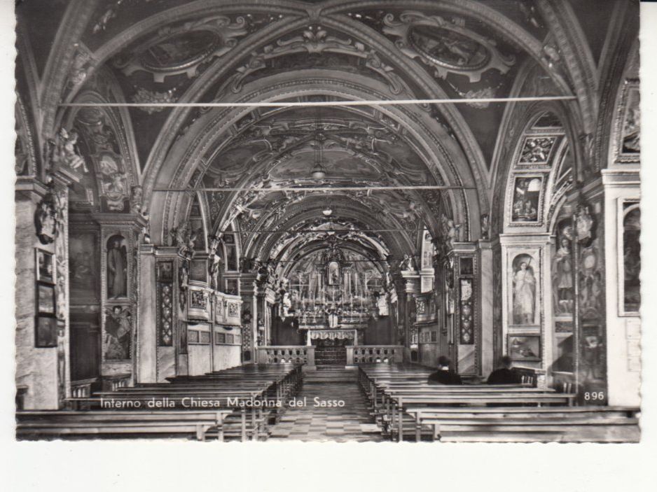 Cartoline postali: Madonna del Sasso 1953 – Usato da Bürglen TG venduto da StampGraf