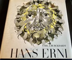 Hans Erni: Buch mit signierter original Zeichnung.