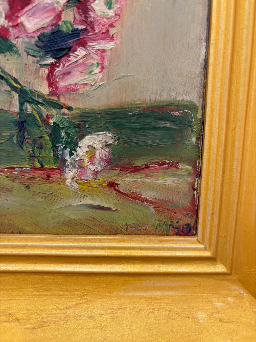 Dipinti: 1950 vintage oil painting signed and dated – Usato da Steinhausen venduto da ChromeVintage 2