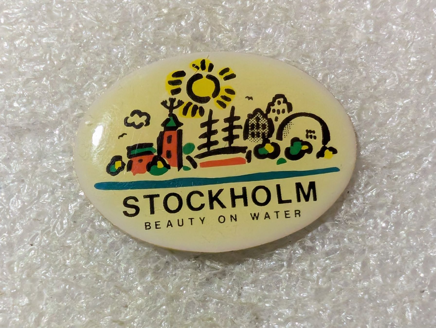 Placchette & Badge: Ansteckpin 68: Stockholm – Usato da Oppligen venduto da Pin-Fall-Shop