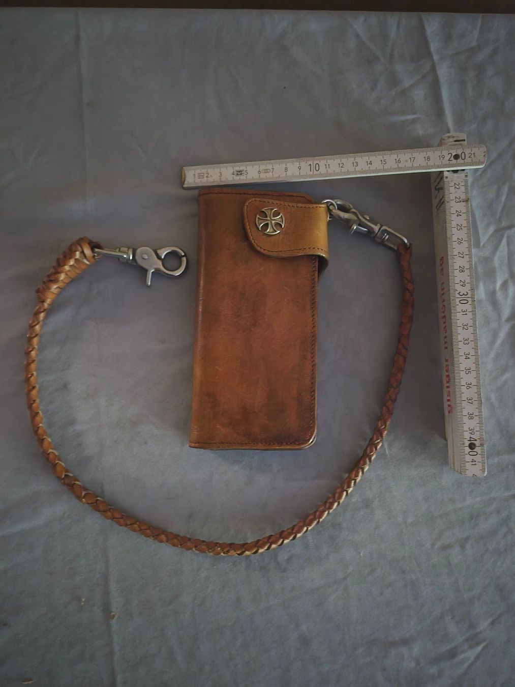 Brieftaschen: Biker Brieftasche Ledergeldbeutel – Neu (gemäss Beschreibung) aus Aesch BL von RedChief-125