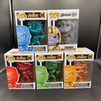 Funko Pop! Marvel Thanos Set 5 Figuren 289 & 453 Chrom