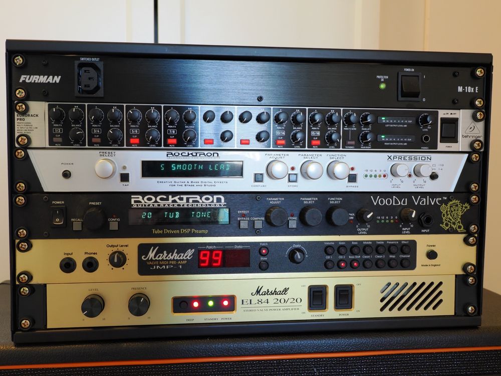 Marshall JMP-1 & EL84, Rocktron VooDuValve & Xpression Rack (Gebraucht ...