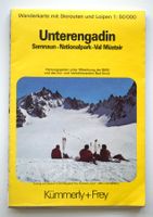 Unterengadin Nationalpark Samnaun Val Müstair Wanderkarte