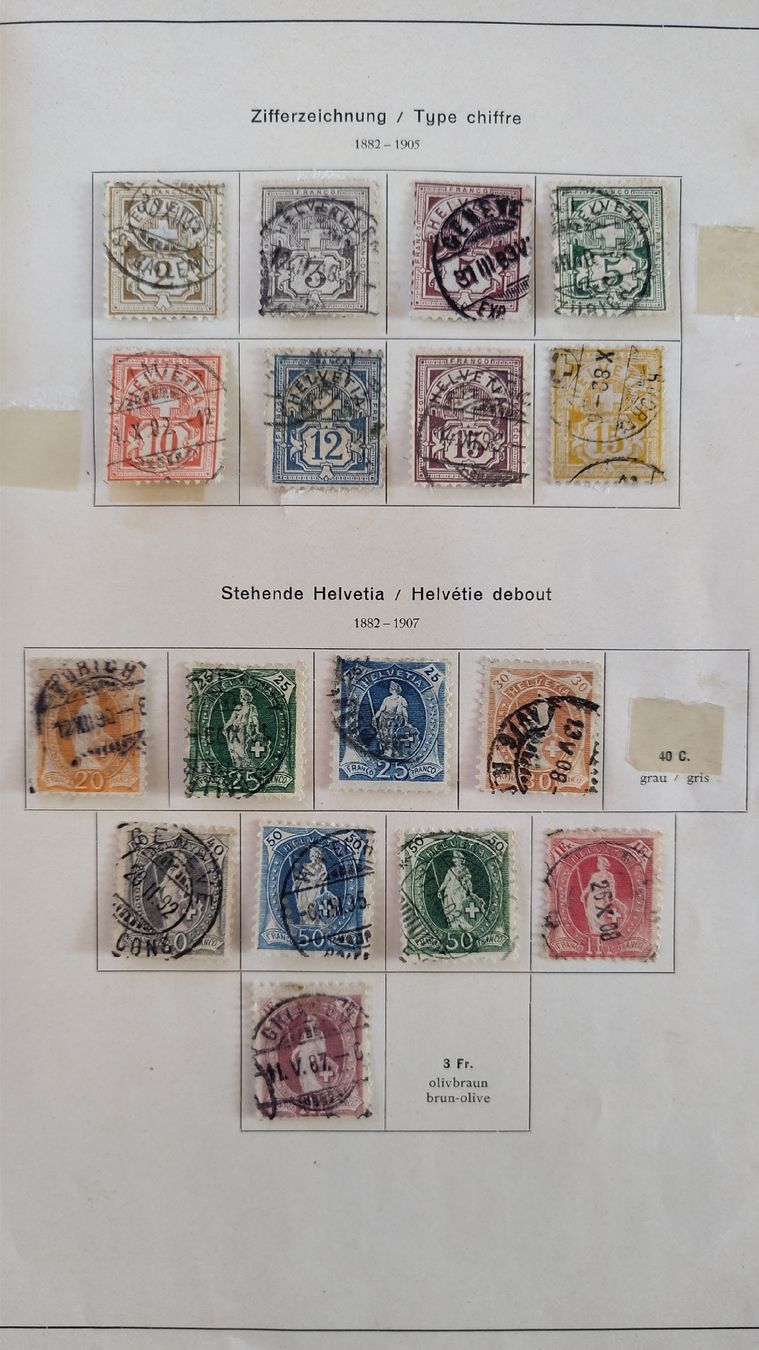 Tutti i francobolli: Grosses Briefmarken Album ab Rayons!!! – Usato da Bolligen venduto da PhilHan 1