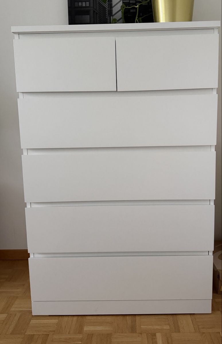 Ikea Kommoden: IKEA MALM Kommode weiss mit sechs Schubladen – Gebraucht aus Zürich von joy_f8j5