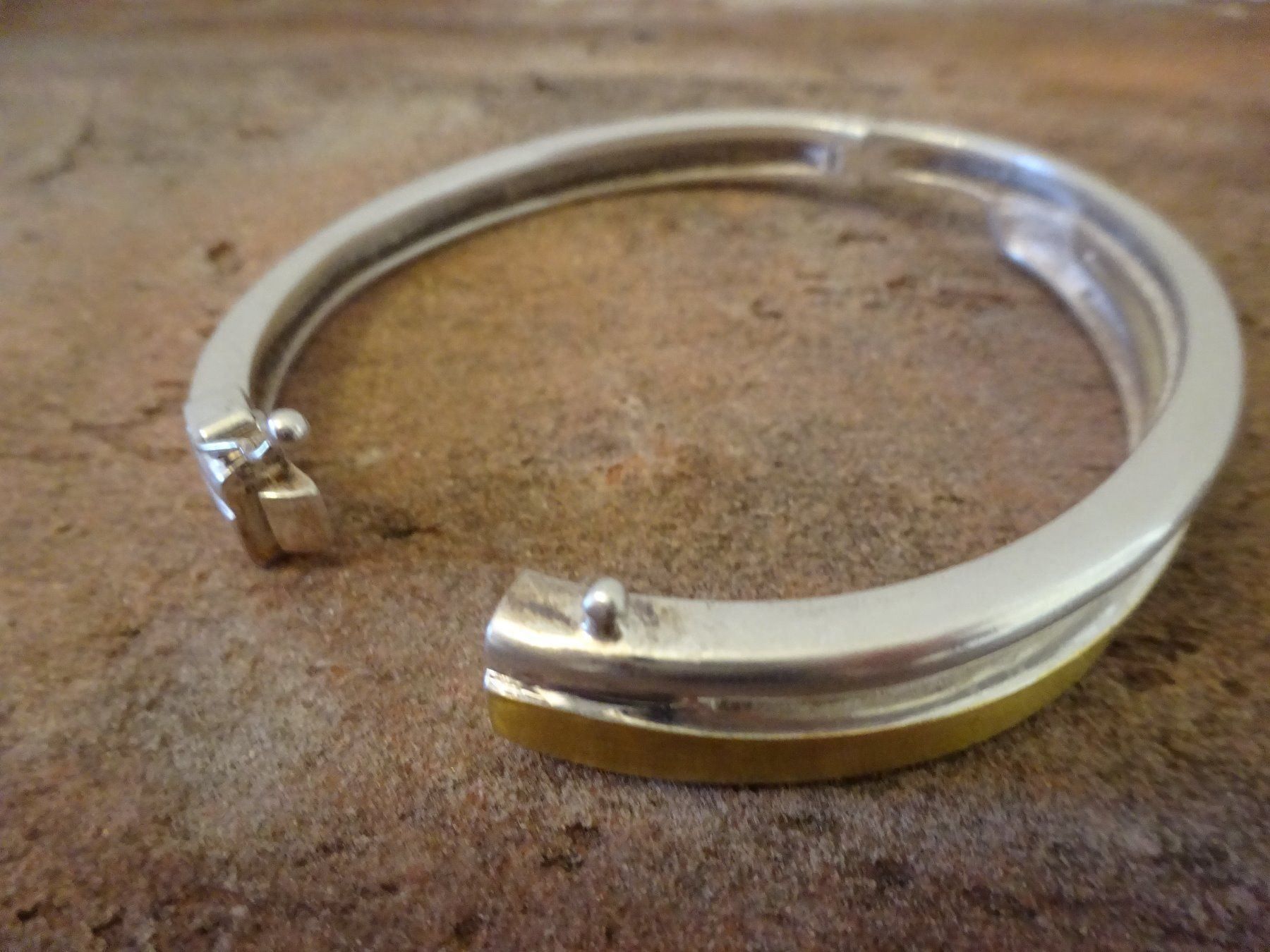 Bracciali & Braccialetti: Moderner Armreif Bicolor / 925 Silber – Usato da Esslingen venduto da FetteSchnecke 4