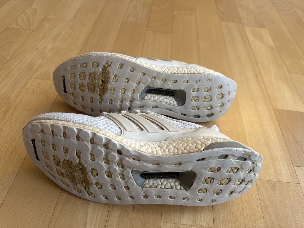 Scarpe da uomo: Adidas Ultra Boost, Gr. 42 2/3 weiss – Usato da Abtwil SG venduto da ale2002 3