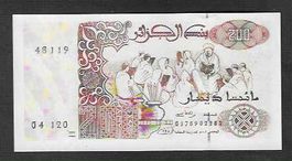 Algerie  200  Dinars  1992  Bankfrisch