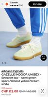 Adidas Gazelle Indoor Unisex Gr. 38 2/3 – Semi Green Spark
