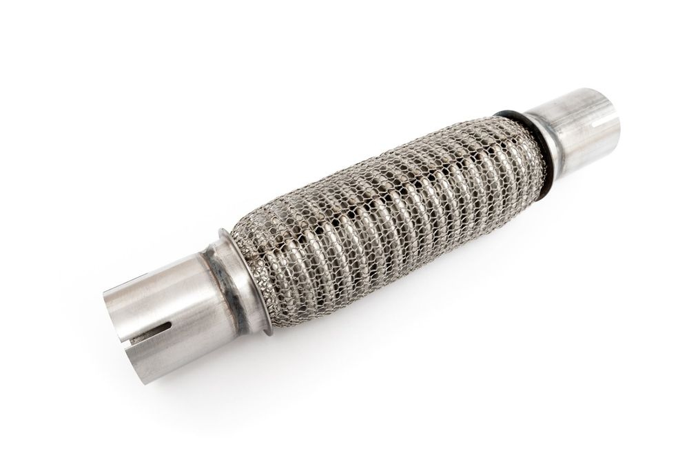 VEGAZ Flexrohr Auspuff 116mm - Edelstahl Flexrohr 60mm Innendurchmesser Für BMW