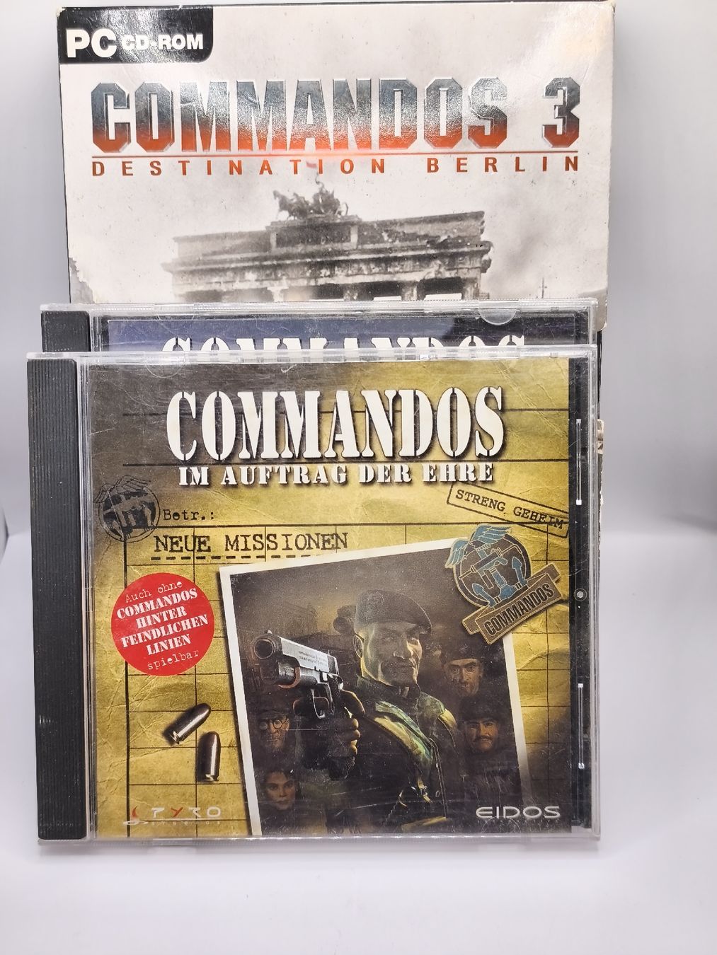 Commandos 1 + mission, et 3: Lot de 3 jeux PC vintage - (Gebraucht) in ...