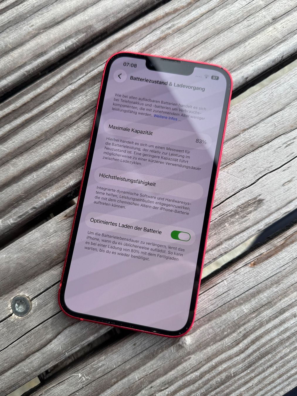 Apple Telefoni cellulari / Smartphones: iPhone 14 | 128GB | rot | Batterie 83% – Usato da Mels venduto da Werdenberg 3