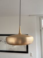 2x Designer Hängelampe, gold, Deckenlampe