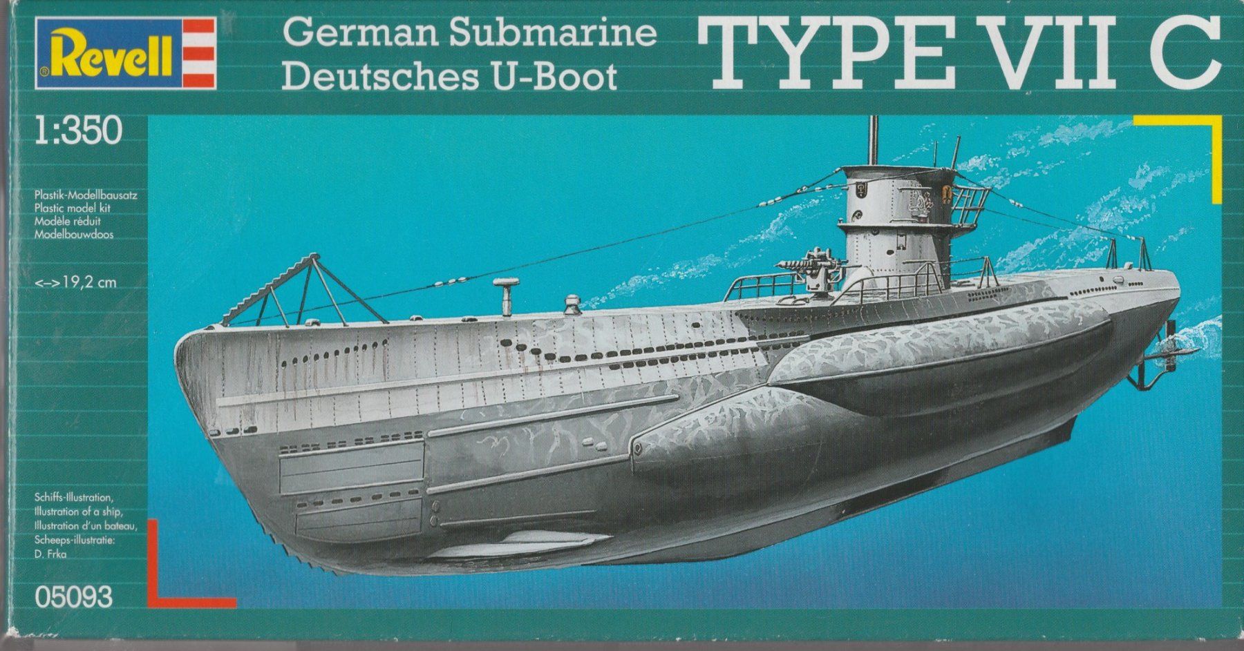 Revell Kit di modellismo & Modellini statici: plastic model kit scale 1/ 350 U BOOT GERMAN SUBMARINE TYPE‪ – Nuovo e nell'imballaggio originale da Vezia venduto da Aquarius_Age