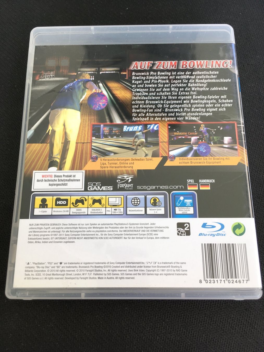Sony Giochi: Brunswick Pro Bowling - Playstation 3 / PS3 – Usato da St.Gallen venduto da Punktchen01 1