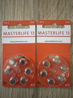 Hörgerätebatterien Masterlife A13 1.45V 2 Blister neu