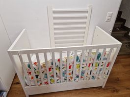 IKEA Kleinkinderbett mit viel Zubehör