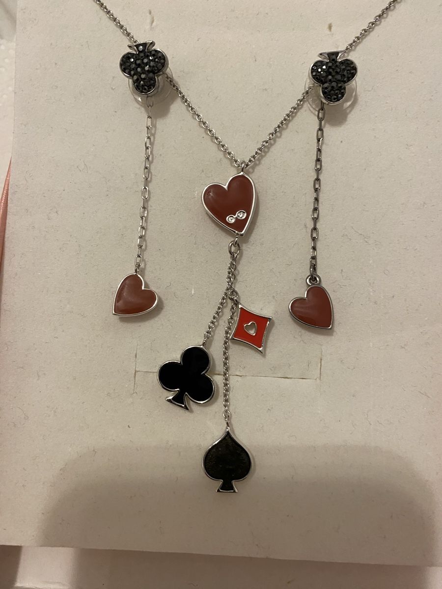 Swarovski Catenine: Modernes Swarovski Kette mit Ohrringe – Usato da Pfungen venduto da Sheki56