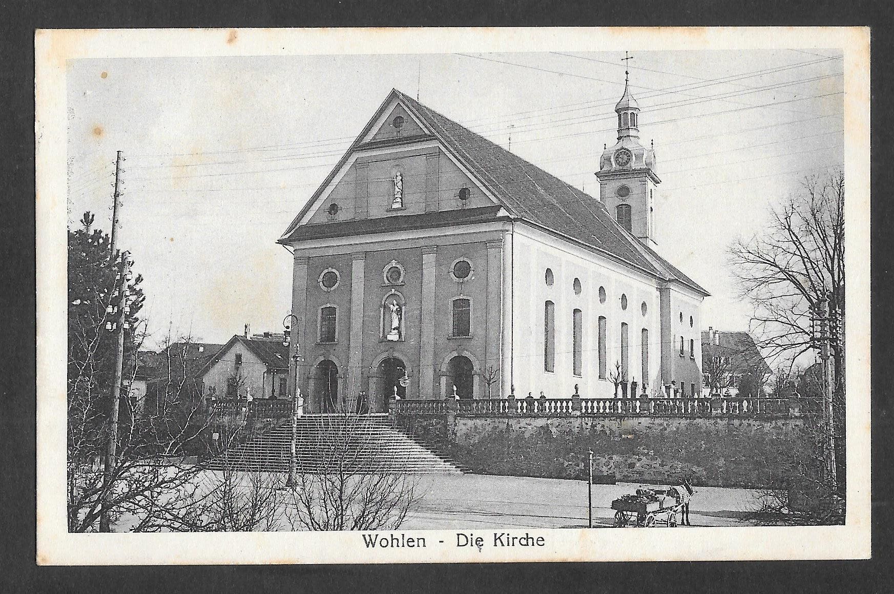 Cartoline postali: Wohlen Kirche – Usato da Olten venduto da clotaldi