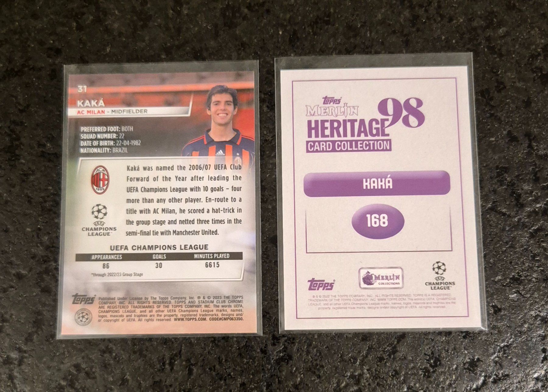 Topps Carte collezionabili: Kaka - AC Milan - Topps – Nuovo (secondo la descrizione) da Burg AG venduto da Danoe 1