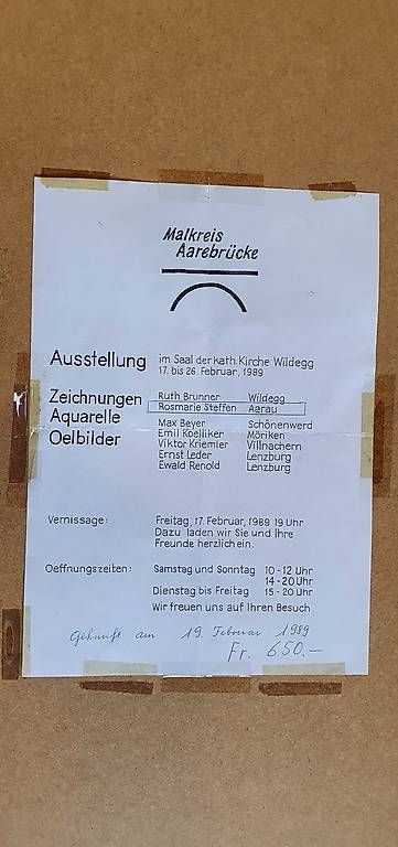 Poster & Bilder: Blumenbild von Rosmarie Steffen – Gebraucht aus Basel von storchenricardo 3