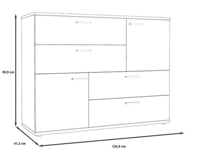 Kommoden: commode  anthracite,marron – Gebraucht aus Matran von phil1967 2