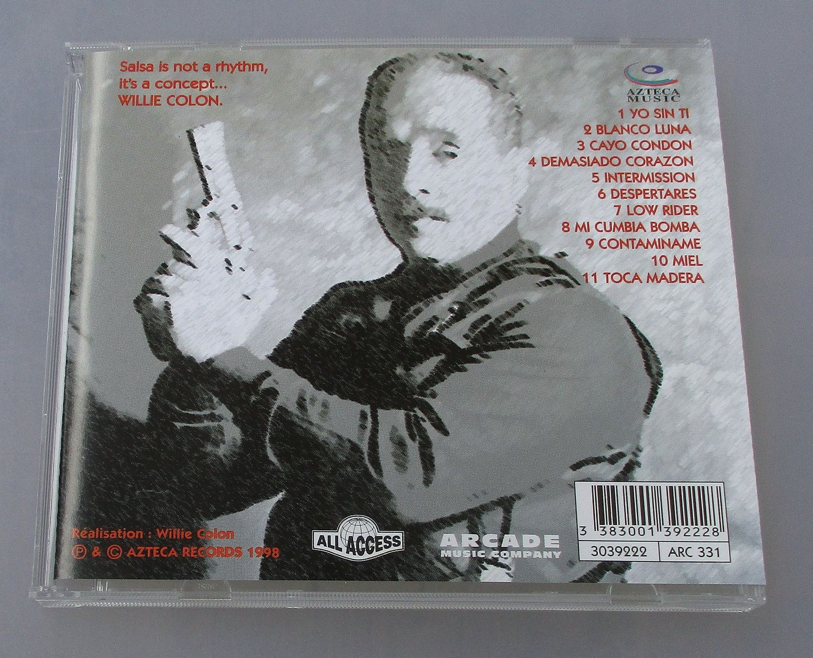 CD: WILLIE COLON - Demasiado Corazon – Usato da Wattwil venduto da Muriel11 1