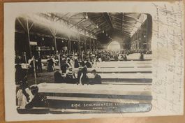 Innenansicht Festhütte Eidg. Schützenfest Luzern 1901
